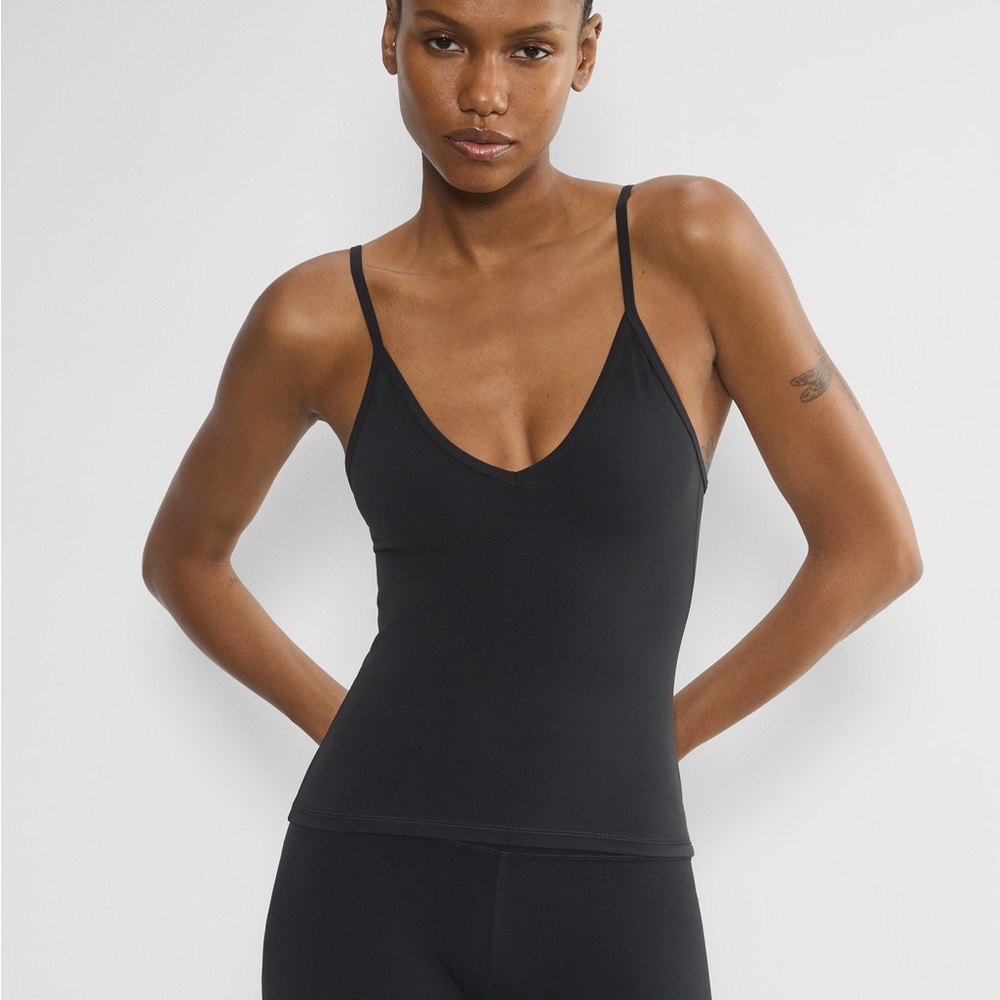 Butter essentials black v neck cami